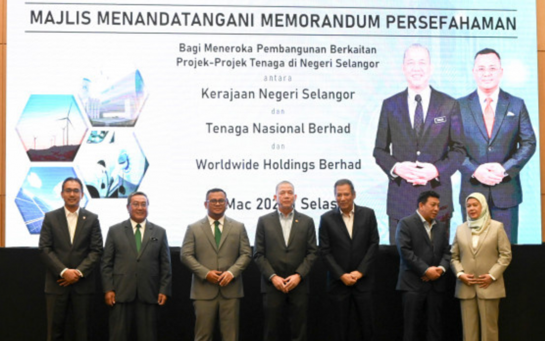 WORLDWIDE HOLDINGS, TNB RENEWABLES JALIN KERJASAMA BANGUNKAN TAMAN SOLAR BERPUSAT DI BERNAM JAYA